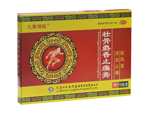 壯骨麝香止痛膏（紅盒）10貼