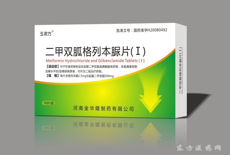 二甲雙胍格列本脲片（I）