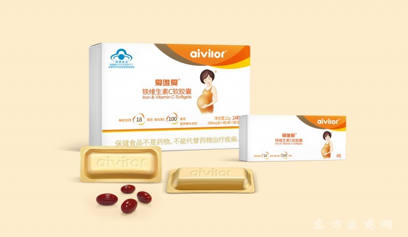 愛(ài)唯愛(ài)鐵維生素C軟膠囊