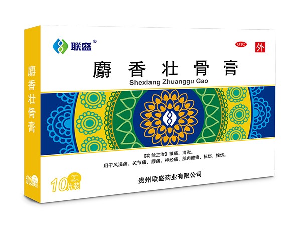 麝香壯骨膏 10片裝