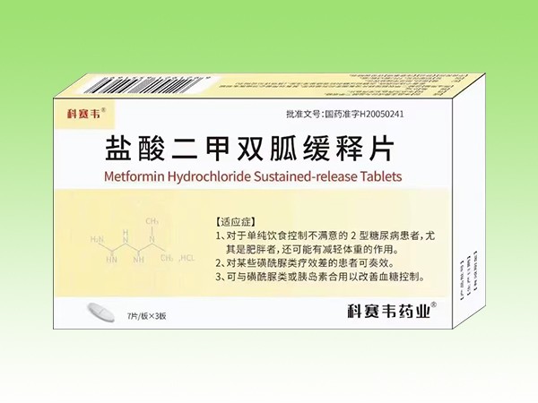 鹽酸二甲雙胍緩釋片